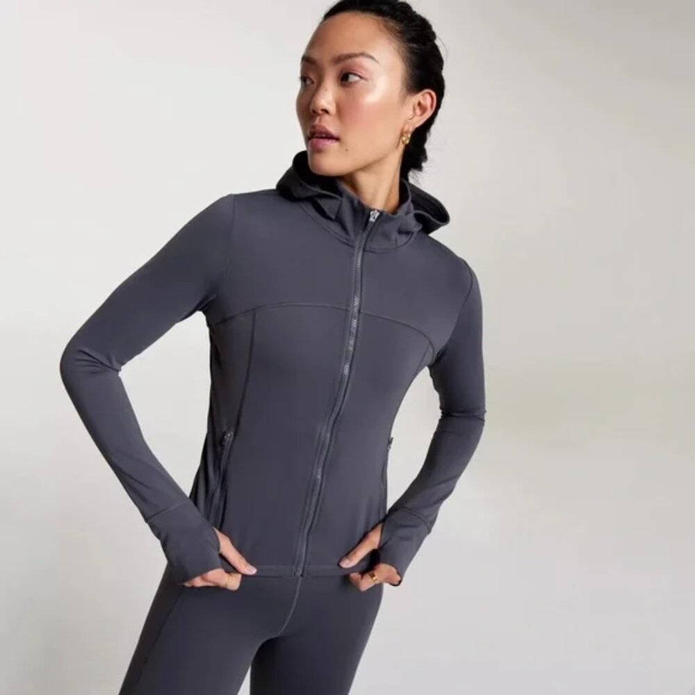 CALIA, Women's Power Move Jacket, Carbon Grey - Size Large (NWT!)